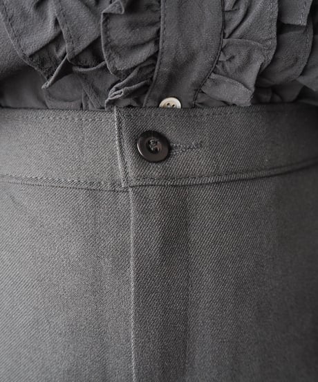 Center Press Straight Pants BK