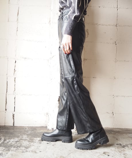 Fake Leather Pants BK