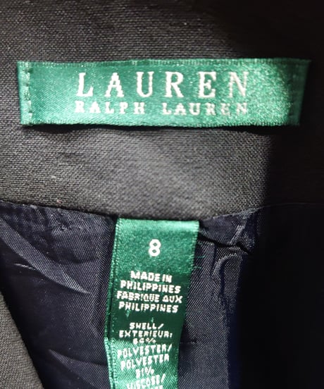 LAUREN Gold Button Tailored Jacket BK