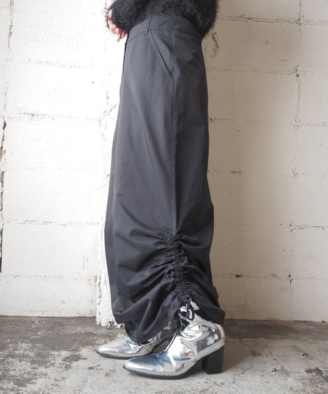 Side Gather Skirt BK