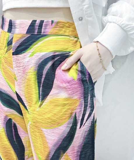 Desigual Flower Print Pants PI OR