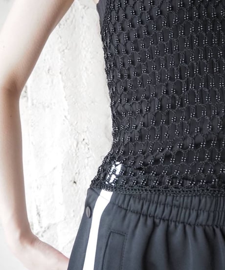 Beads × Crochet vest BK