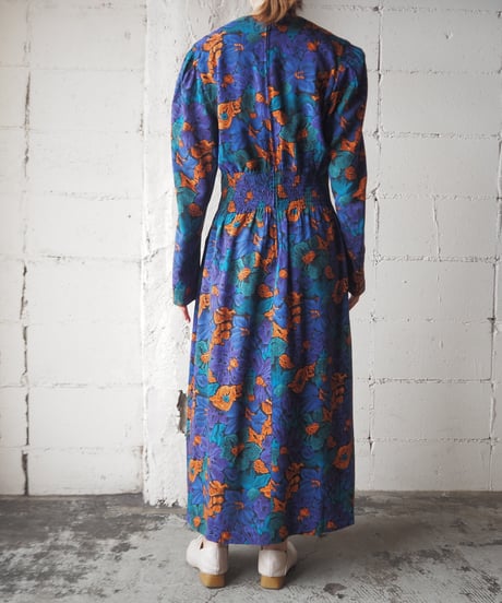 Karin Steuens Flower Pattern Dress PUR OR