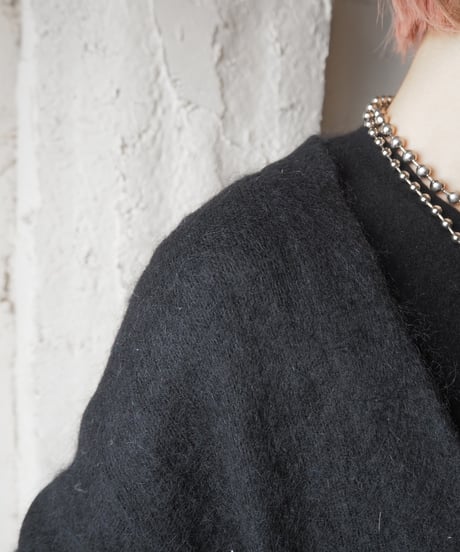Acne Studios Mohair Mix Knit Robe BK