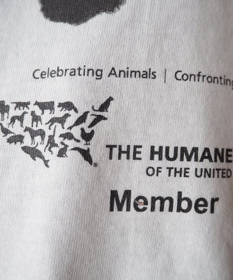 THE HVMANE SOCIETY Dog Print Tee WH BK