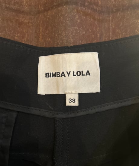 BIMBA Y LOLA Wide Cropped Pants BK