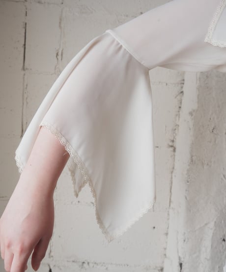 Ruffle V-Neck Blouse IV