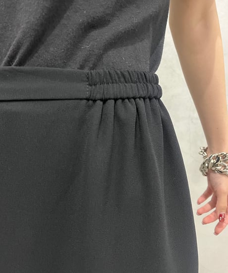 Sheer Layerd Easy Pants BK