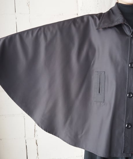 Belted Cape Coat BK