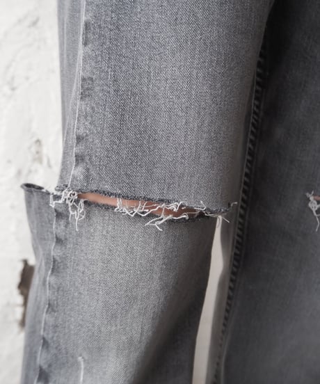 REMAKE Levi's 505 Crashed Draw String Denim GR