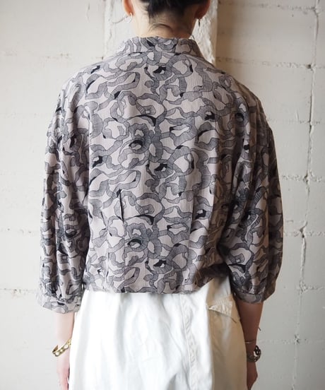 1970's Loop Pattern Blouse GR