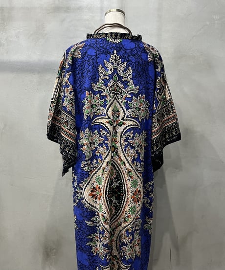 China Button Batik Dress BL