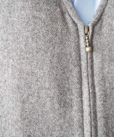Zip Up Long Jacket Vest GR