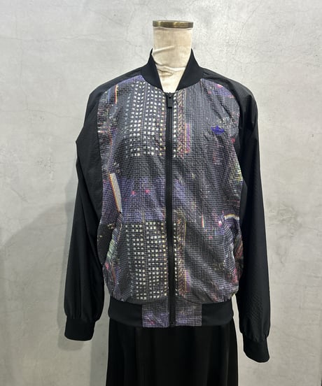 adidas City Lights Print Zipup Jacket BK PUR