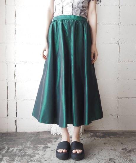 PATRA satin flared skirt GW