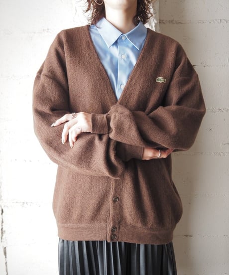 LACOSTE Vneck Cardigan BR