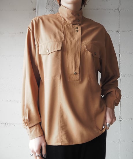 Half Zip Double Poket Shirt CM
