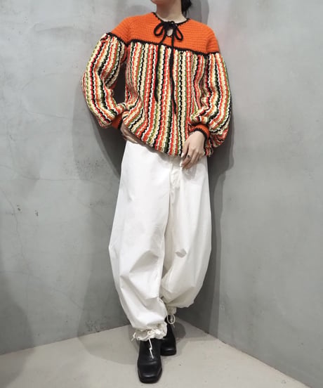 Vivid Collor Pattern Knit OR