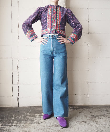 Handmade Velour Embroidery Tyrolean Tape PUR