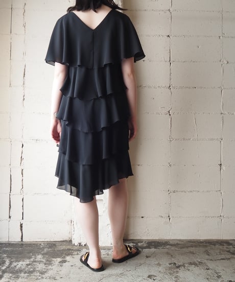 Ruffle Tiered Dress BK