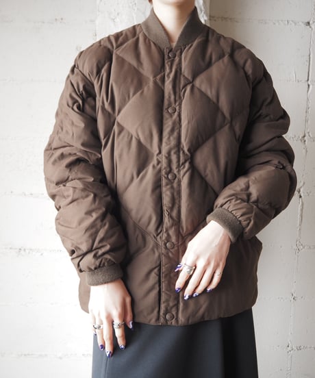 Rib Collar Quilting Jacket BR