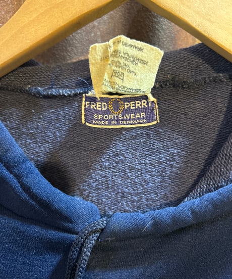 1970-80's FRED PERRY Bicolor Hoodie BL YE