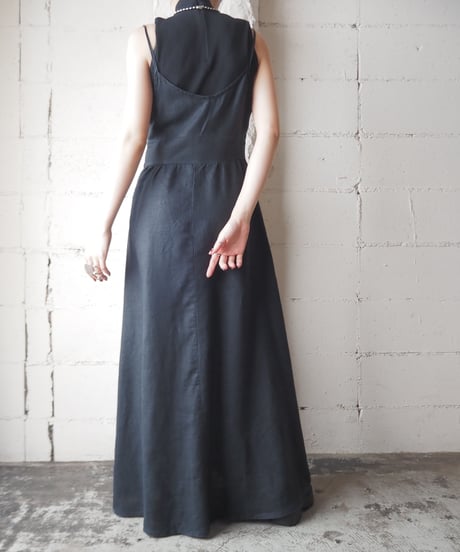 Linen Camisole Dress BK