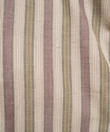 Stand Collar Stripe Blouse BR