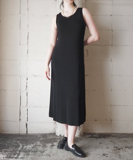 Spandex Sleeveless Dress BK