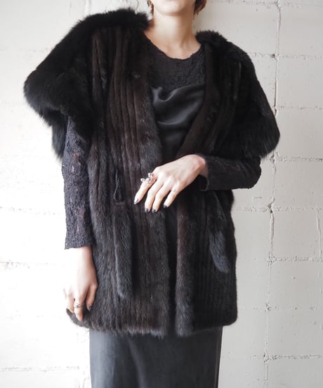 Real Mink Fur Vest BK