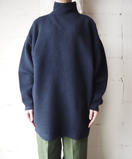 Mock Neck Wide Knit NV