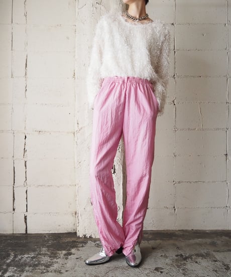Side Slit Nylon Pants PI