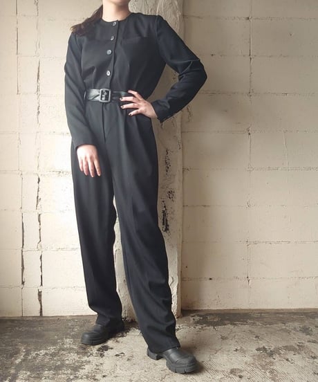 Collarless JumpSuit BK