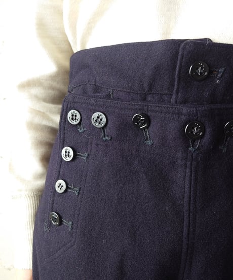 1970's US NAVY Wool Sailor Pants NV