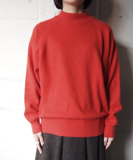 Angora Mix Mock Neck Sweater RE