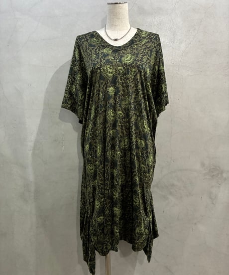 ZUCCa Botanical Pattern Handkerchief Hem Dress KAGN