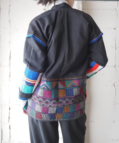 Ethnic Embroidery China Button Jacket BK