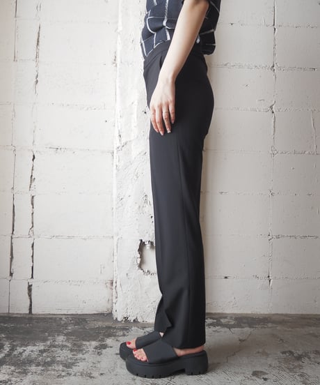 JIL SANDER Center Pressed Slacks Pants BK