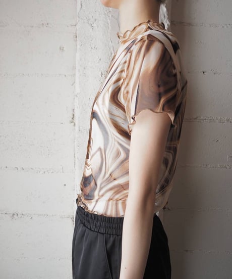 Marble Pattern Sheer Cutsewn BR IV