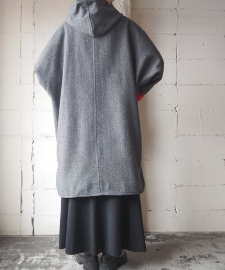 Forcaster Bicolor Herringbone Hooded Coat DGR RE