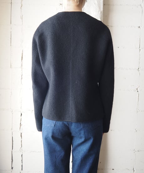 Wool Cardigan Jacket BK