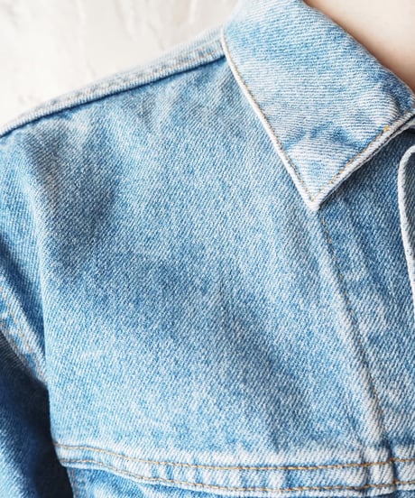REMAKE Cutoff Short Denim Jacket BL