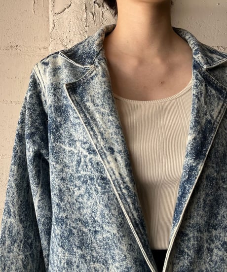 Chemical Wash Long Denim Chester BL