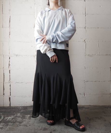 REMAKE adidas L/S Tricolor Tops LBL LGR WH