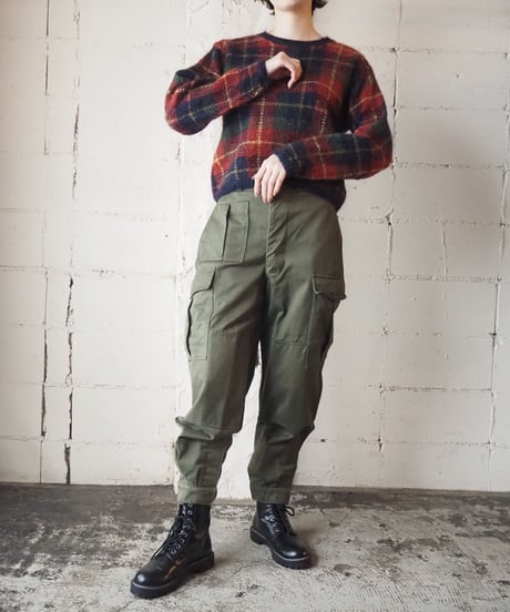 Plaid Mohair Sweater NVRE