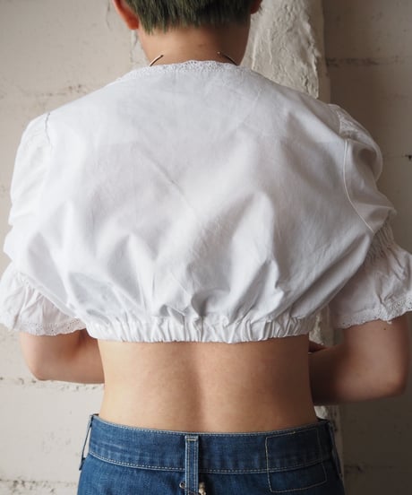 Cropped Tyrol Blouse WH