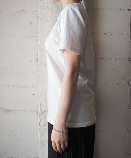 AMI PARIS Logo Embroidery Tee WH