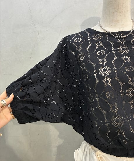 Desigual  Flower Lace Tops BK