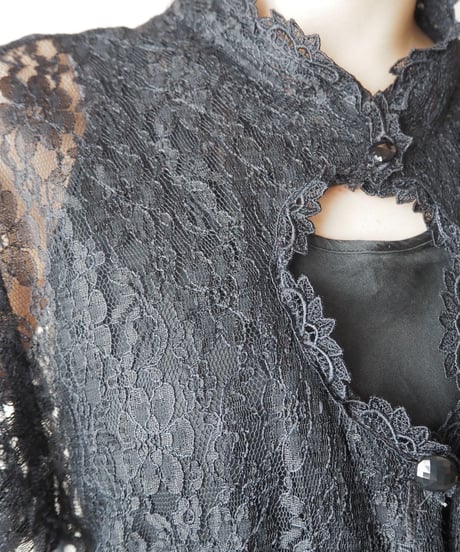 Peekaboo Lace Dress BK
