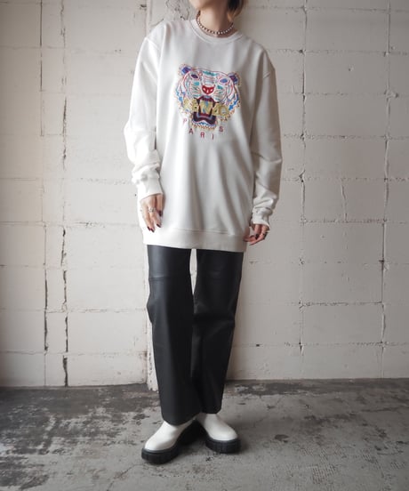 KENZO Tiger Embroidery Sweat WH